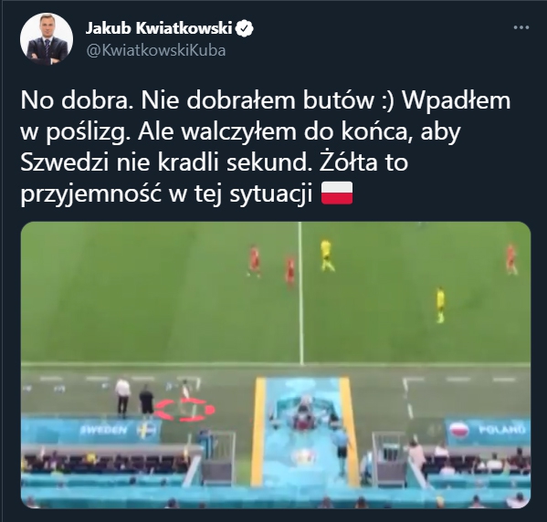 TWEET rzecznika PZPN nt. sytuacji z piłką i trenerem Szwecji! :D